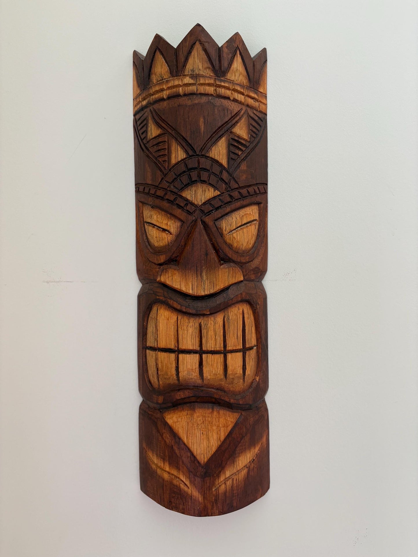 Hawaiian Tiki - Lightweight Teakwood Handcarved Display