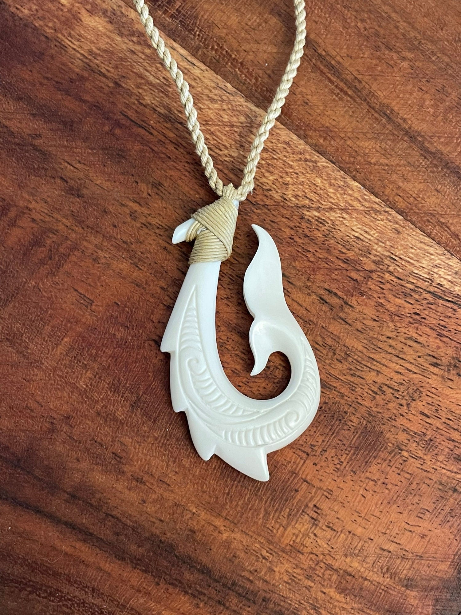 Solid Bone & Koa Necklaces