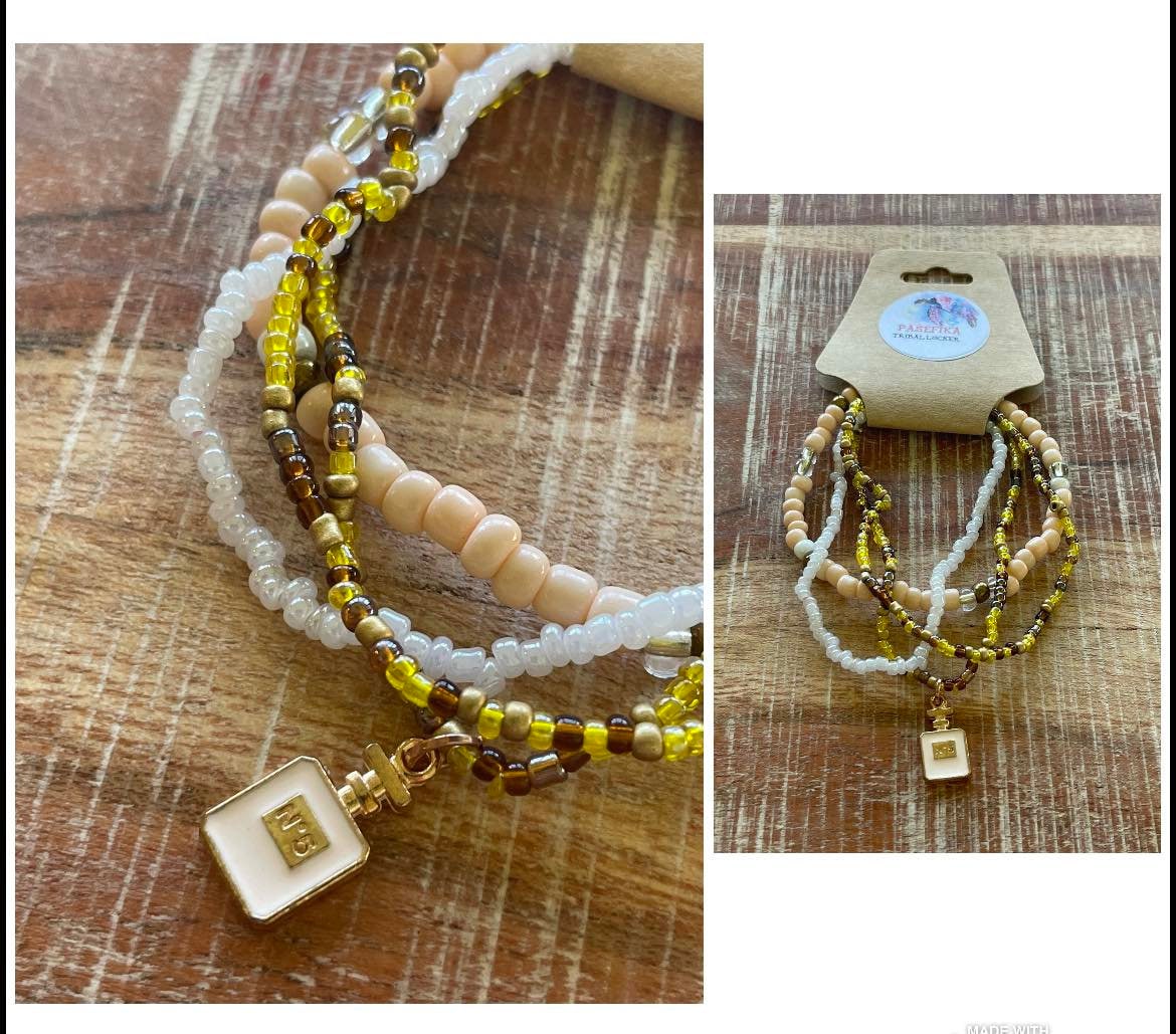 Handmade Beaded Bracelet Set – Beachy Boho Jewelry