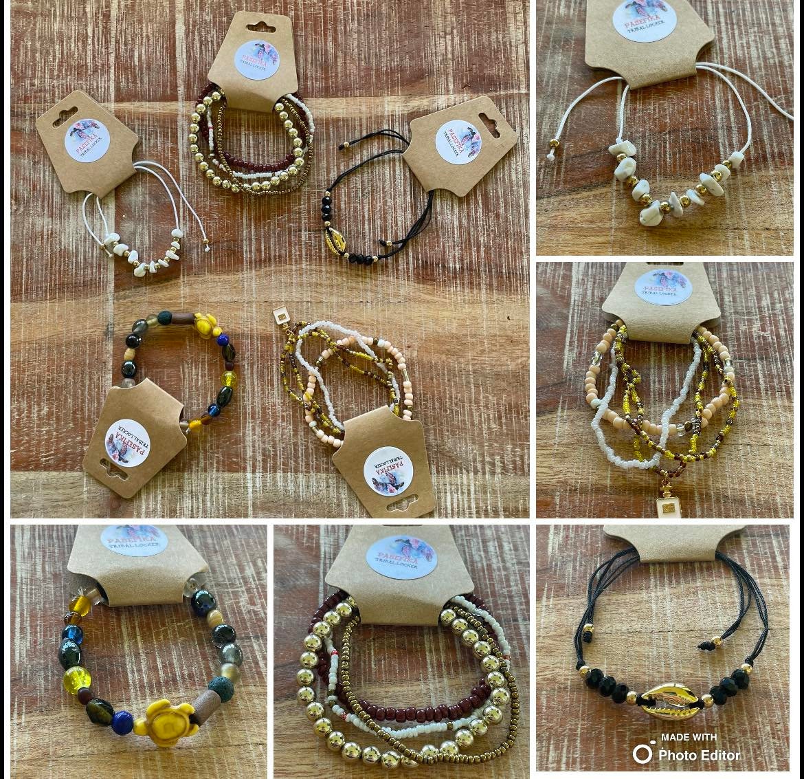 Handmade Beaded Bracelet Set – Beachy Boho Jewelry