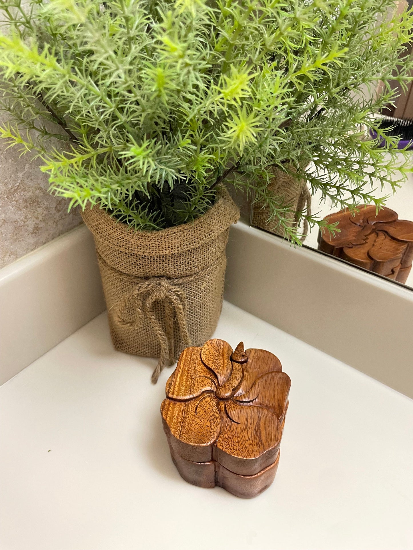 Handmade Sea Hibiscus Wood Puzzle Box – Pasefika Gift
