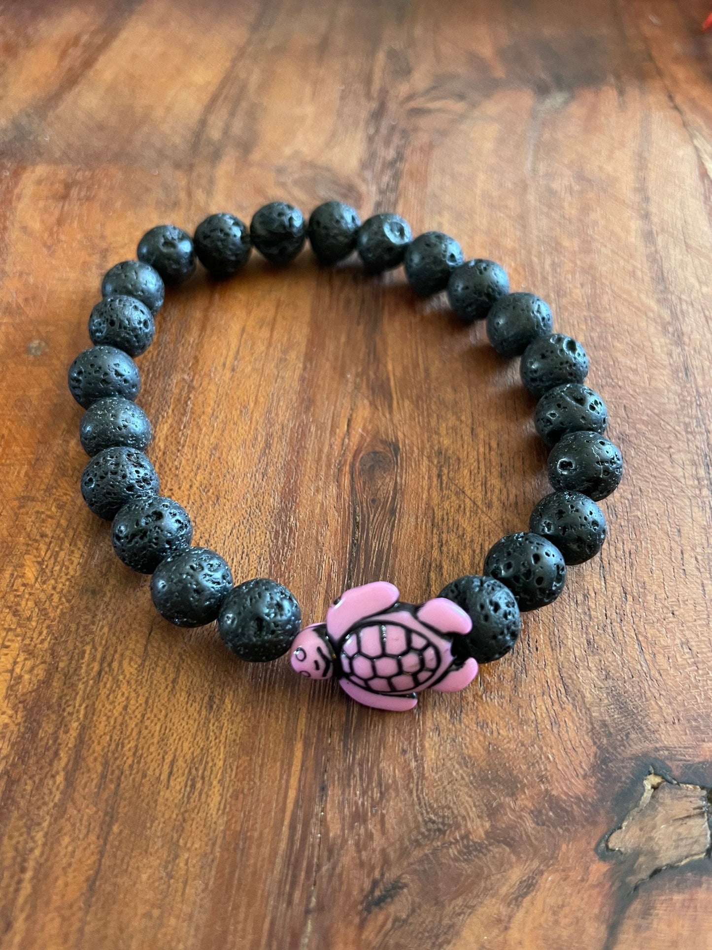 Whimsical Honu or Sea Turtle Authentic Lava Beaded Bracelets