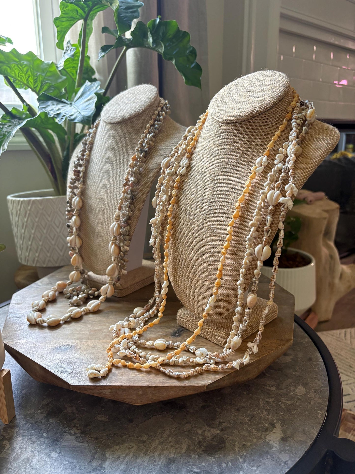 Seashell Lei Set: Pacific Ocean Authentic Celebration Necklace