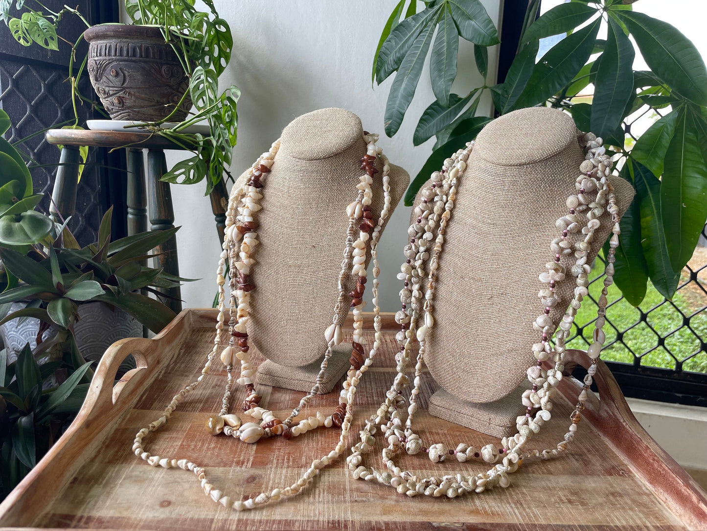 Seashell Lei Set – Authentic Pacific Island Style, Celebration Leis