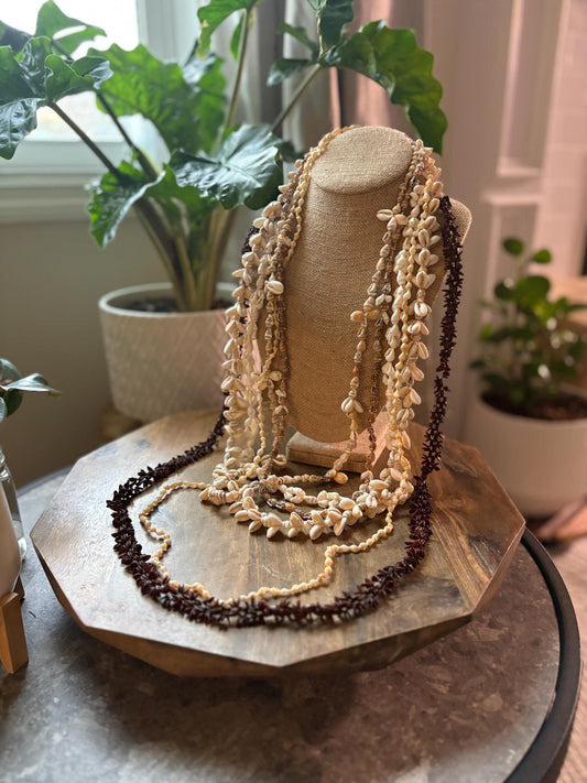 Seashell Lei Collection: Authentic Polynesian & Micronesian Celebration Necklaces