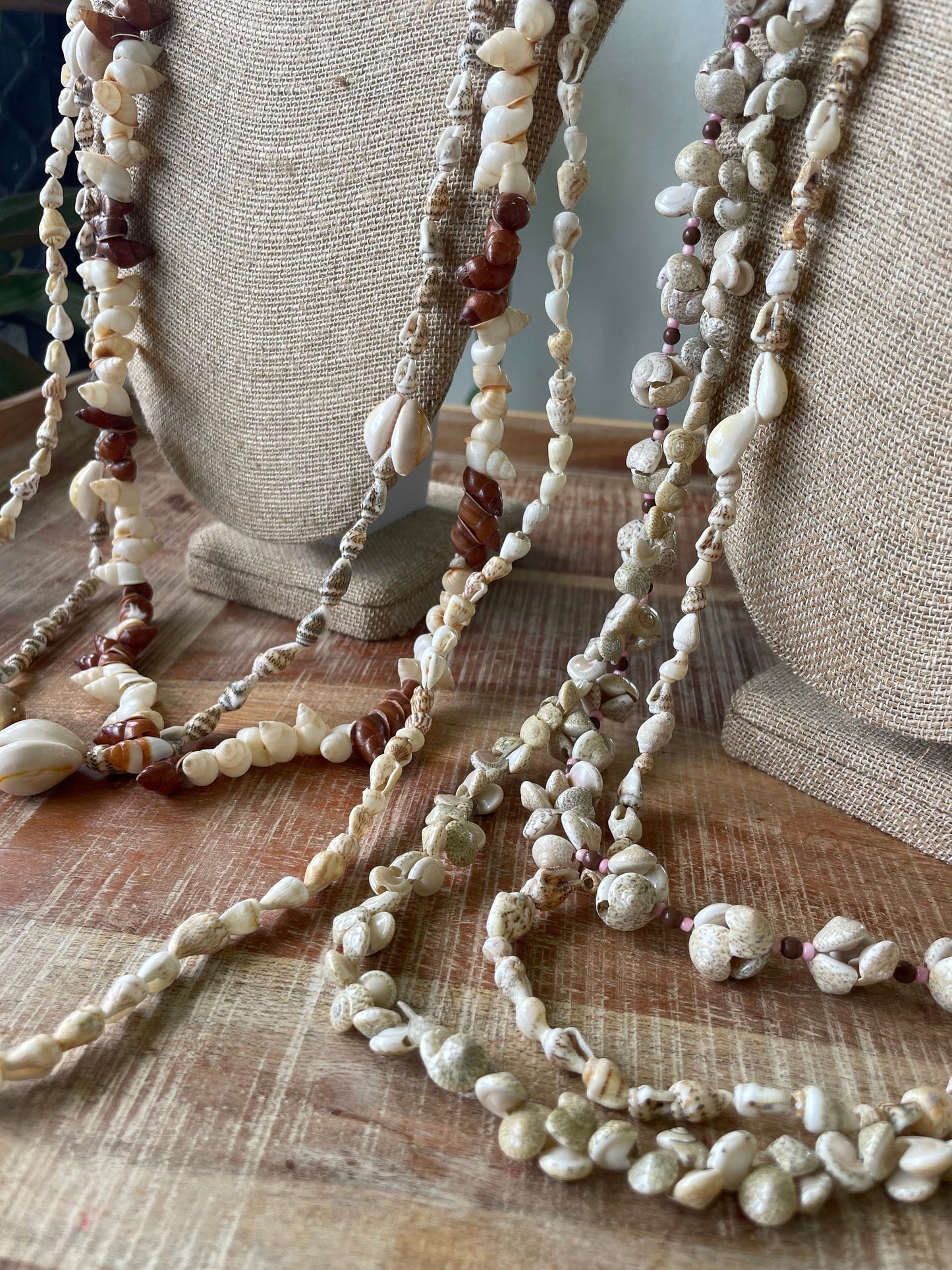 Seashell Lei Set – Authentic Pacific Island Style, Celebration Leis