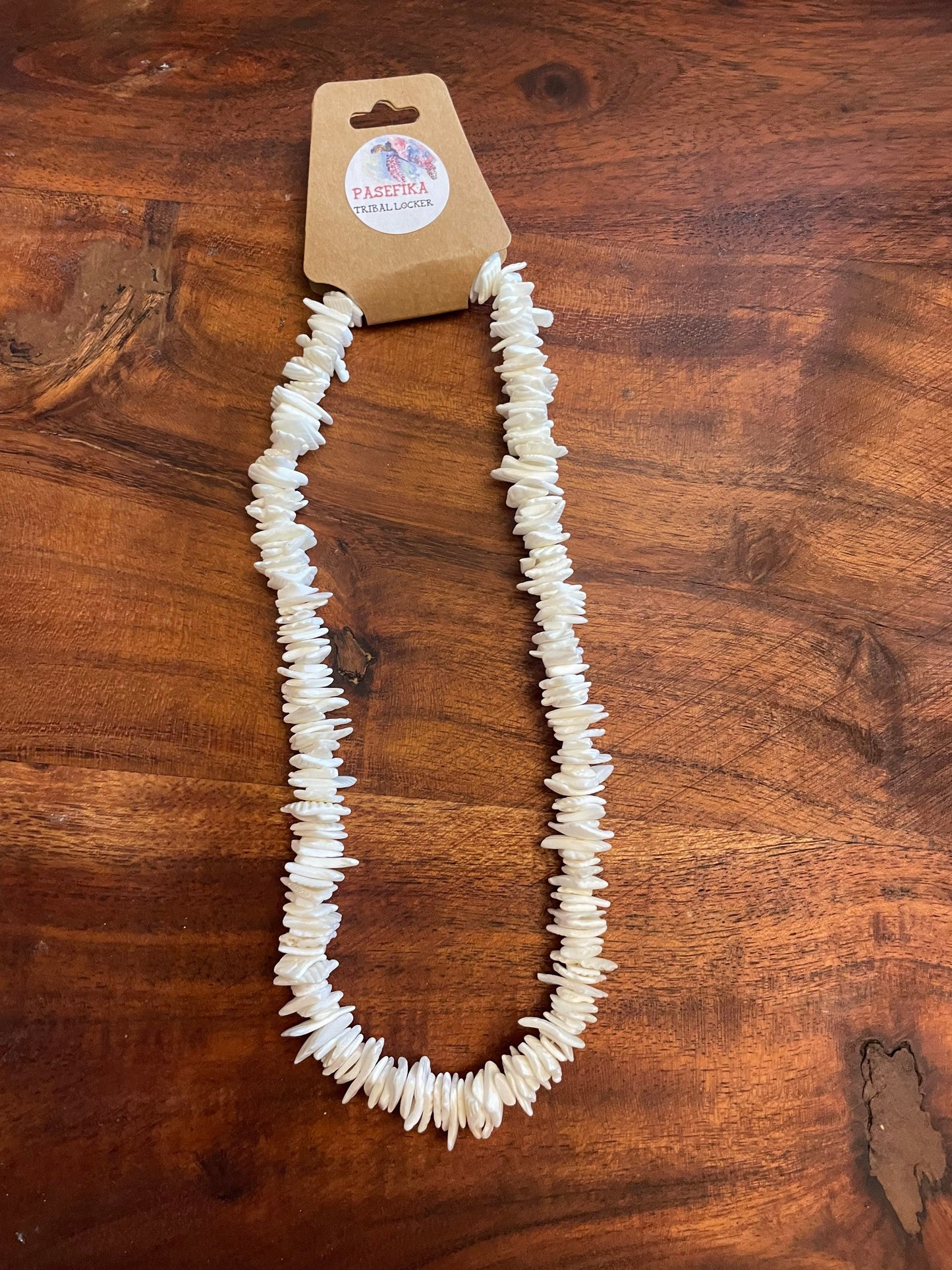 The Original White Chipped Puka Shell Necklace - Popular Preppy Boho Style