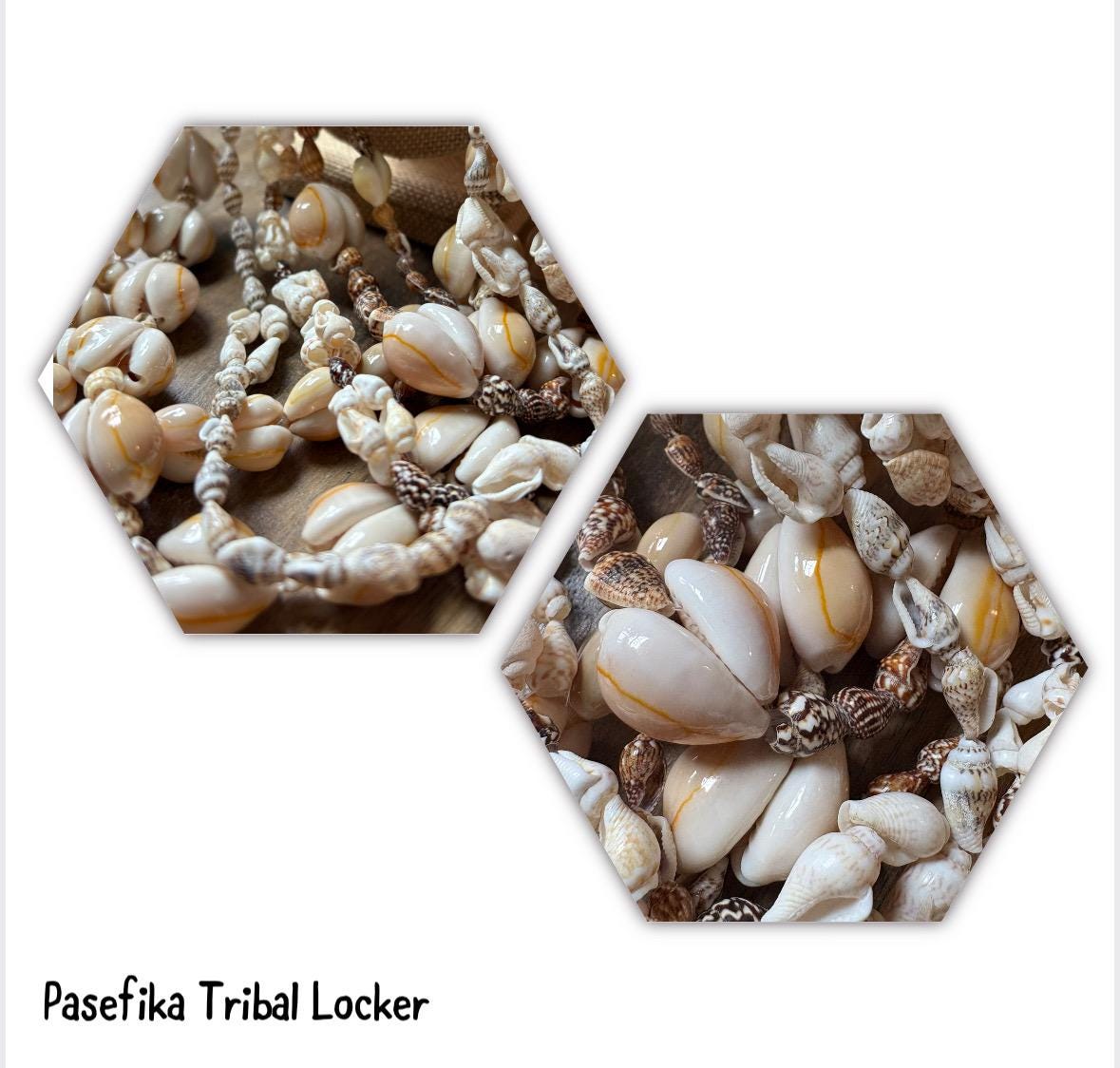 Cowrie Shell Lei Set: Authentic Pacific Island Celebration Necklaces