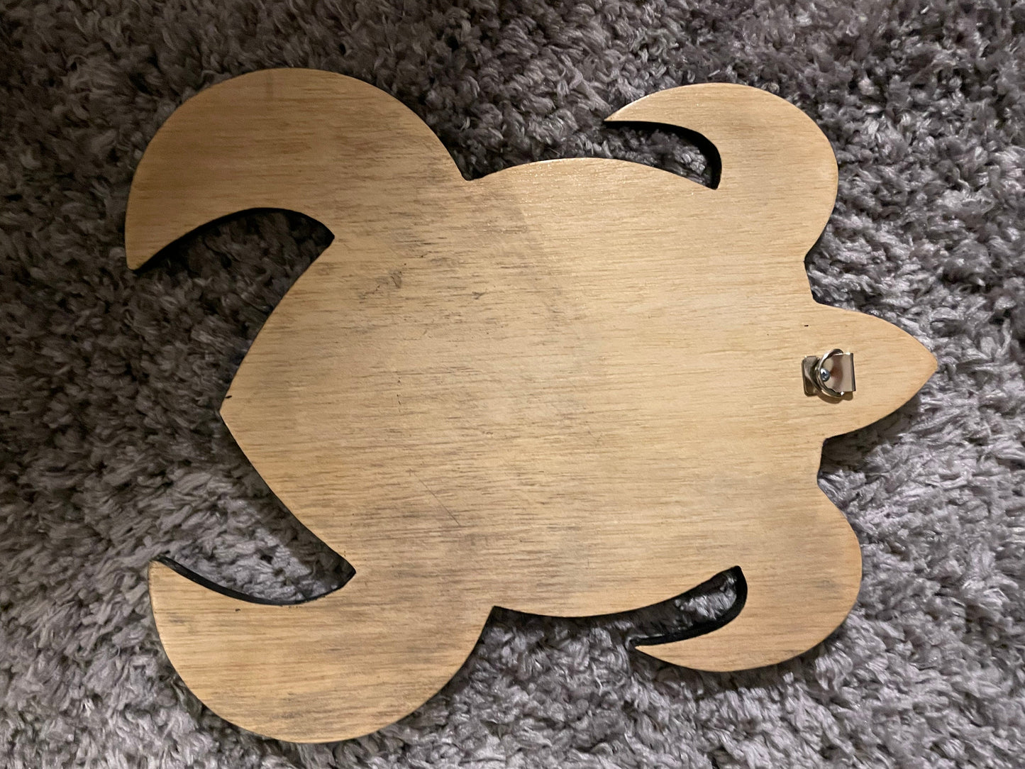 Hand Carved Wood Sea Turtle Wall Art – Polynesian Honu Decor