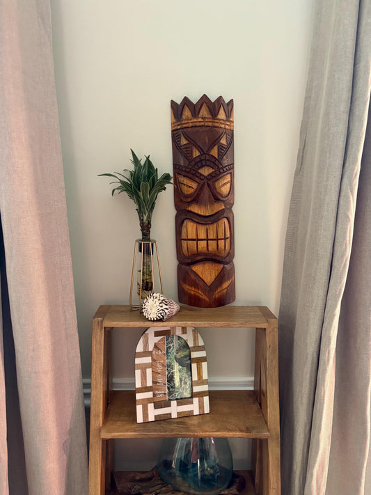 Hawaiian Tiki - Lightweight Teakwood Handcarved Display
