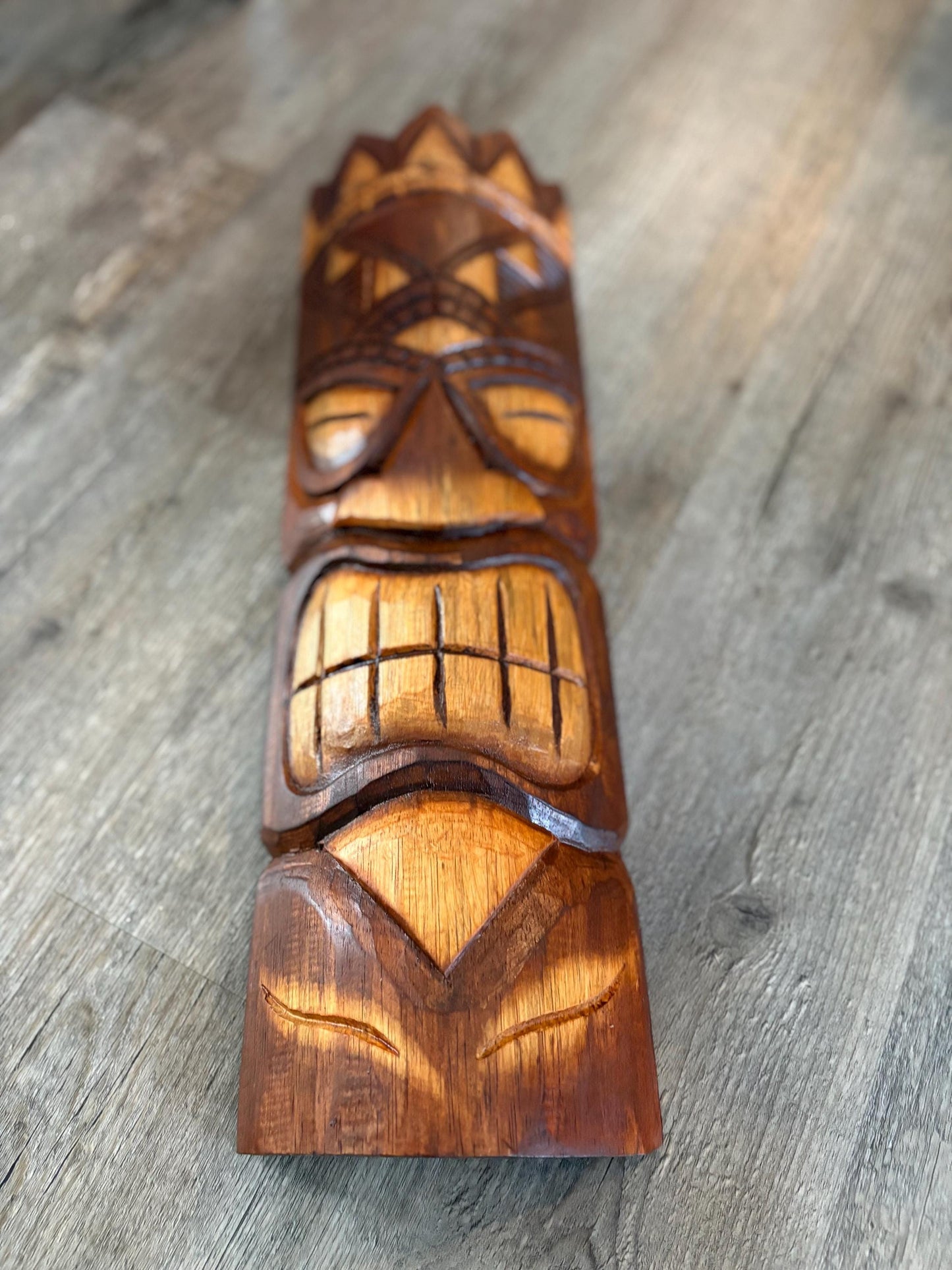 Hawaiian Tiki - Lightweight Teakwood Handcarved Display