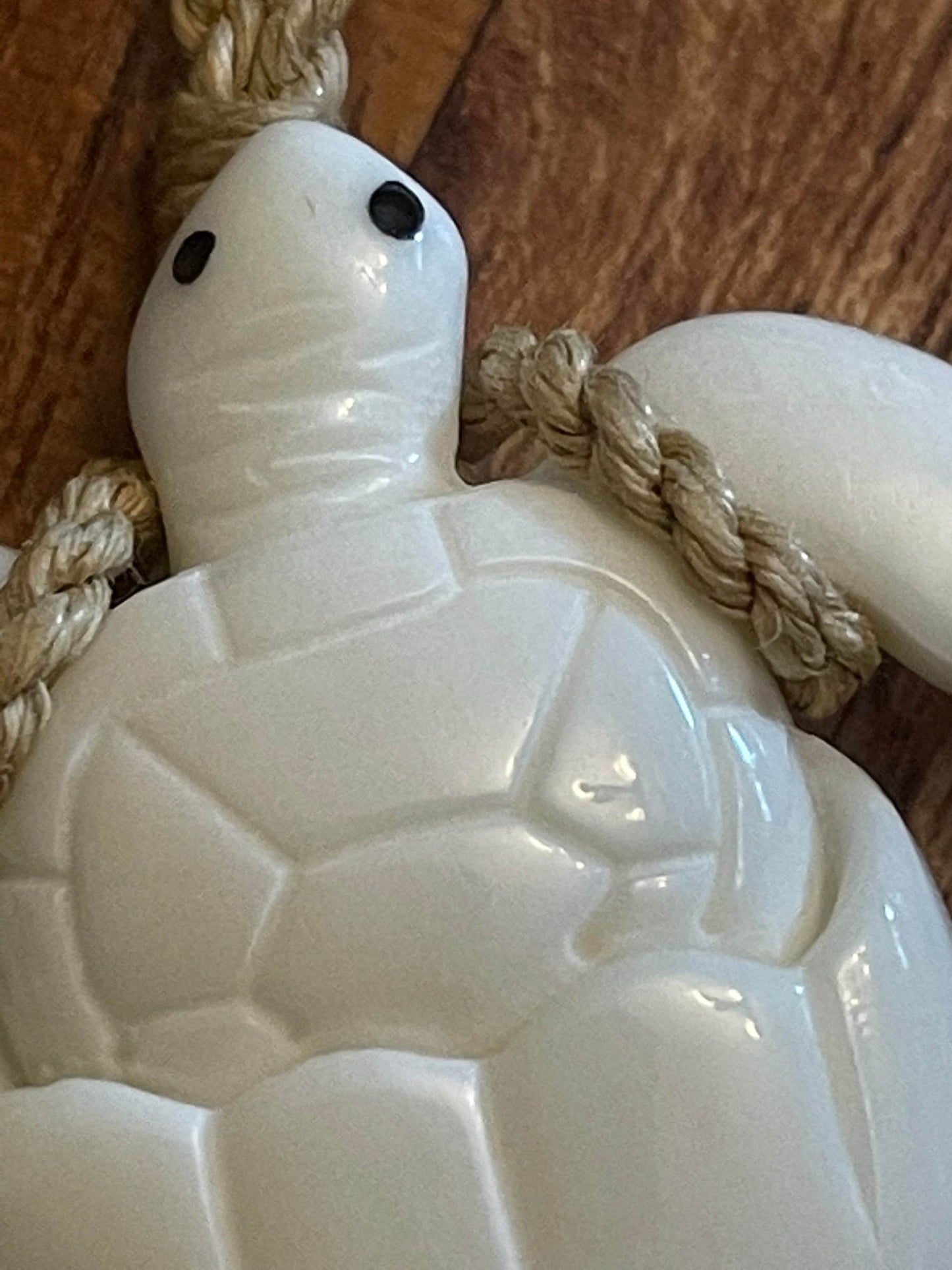 Hand Carved Buffalo Bone Sea Turtle Necklace, Honu Hatching