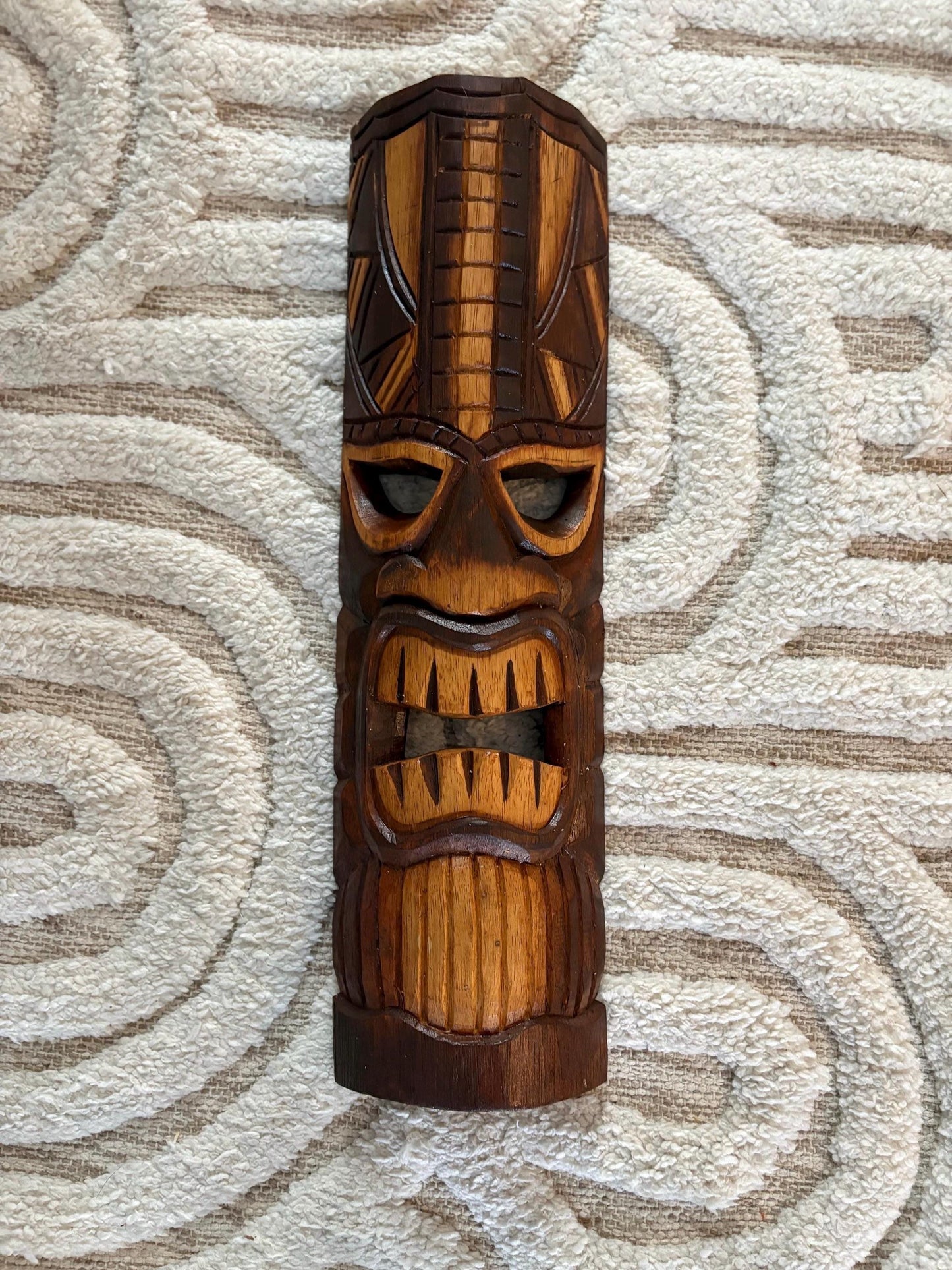 Hawaiian Tiki - Lightweight Teakwood Handcarved Display