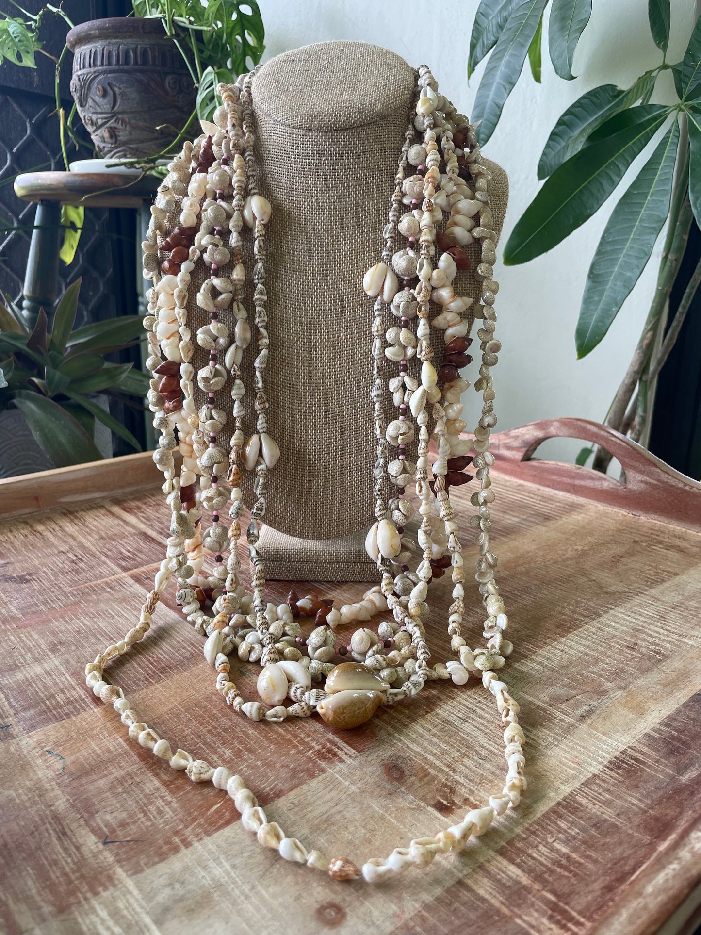 Seashell Lei Set – Authentic Pacific Island Style, Celebration Leis