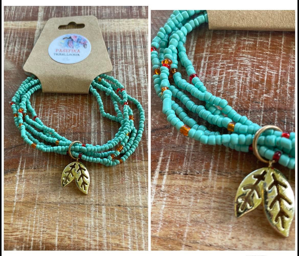 Beachy Seed Bead Bracelet Lot – Handmade Boho Jewelry