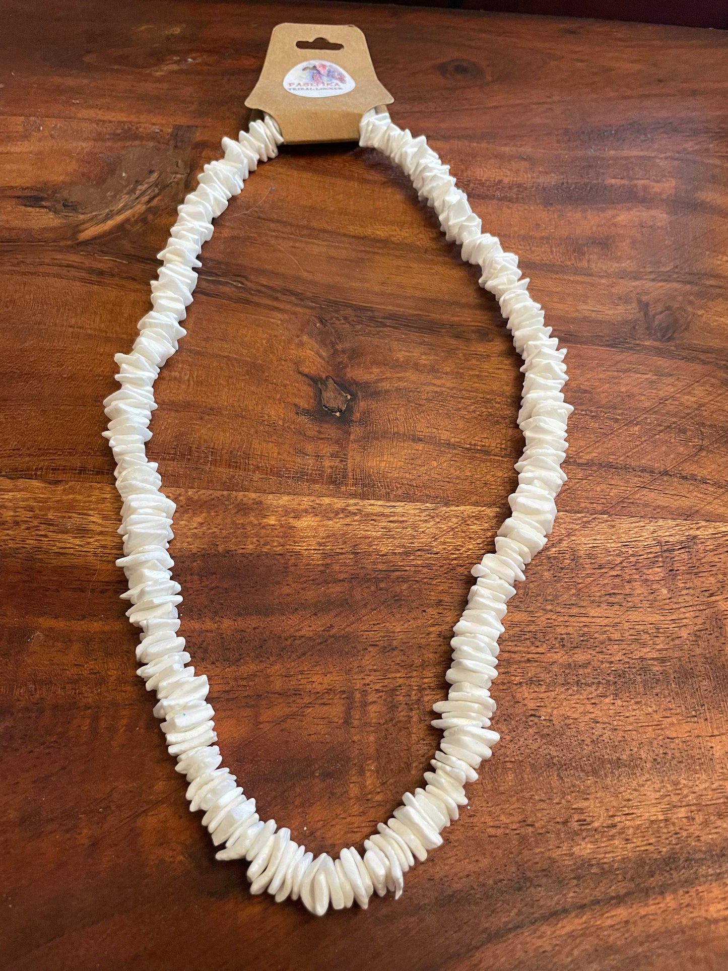 White Puka Shell Necklace - Classic Beach Jewelry (21")
