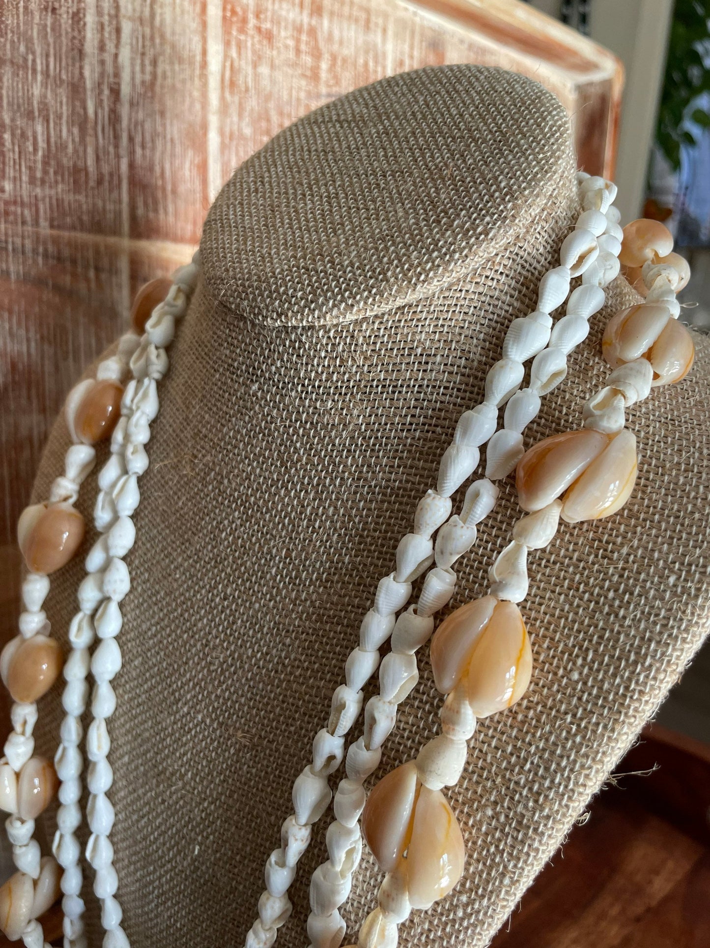Cowrie & NASA Shell Necklace Leis Set – Traditional Hawaiian Jewelry