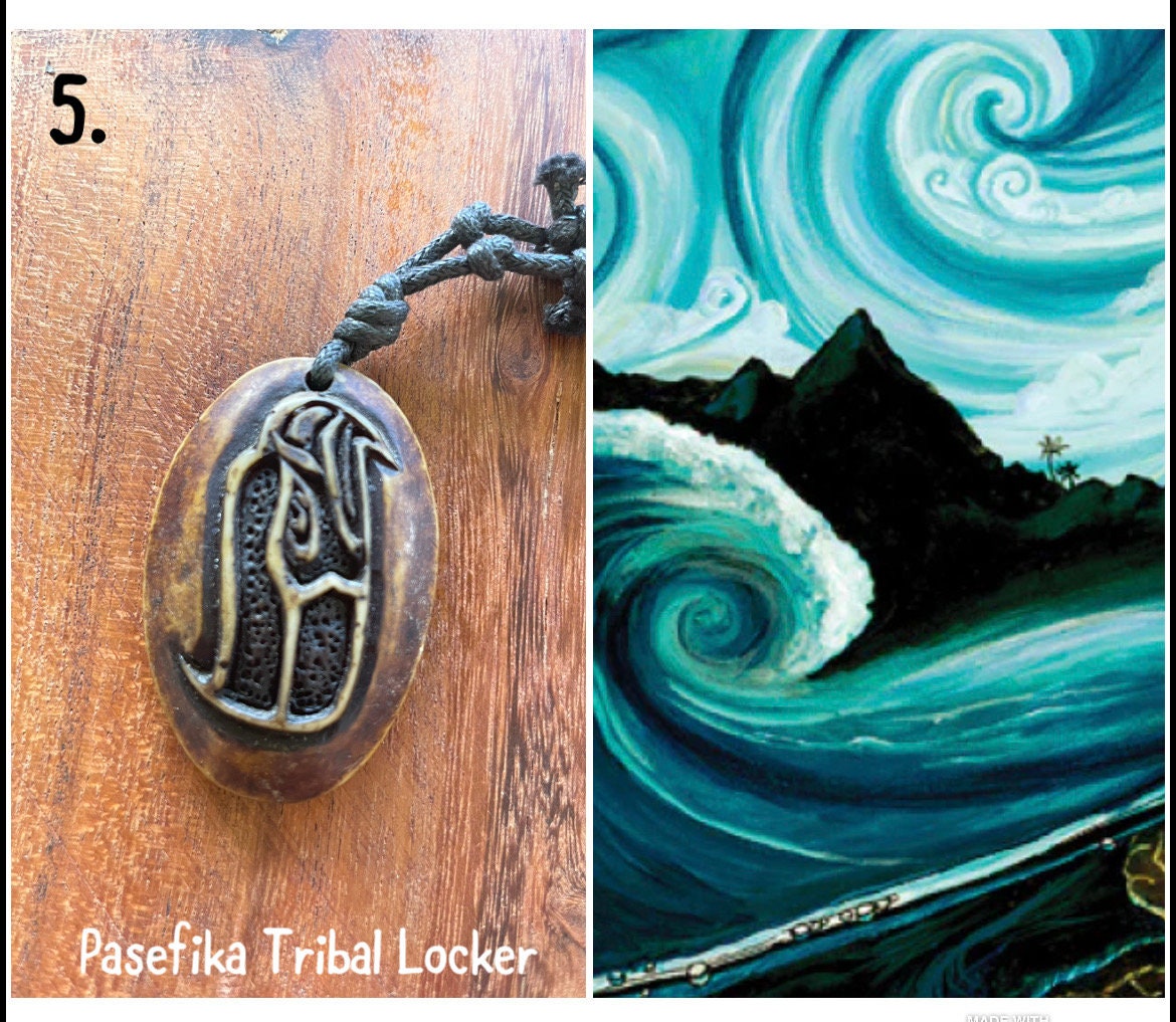 Rustic Buffalo Bone and Resin Eagle or Hawk Pendants on Adjustable Surfer Knot Necklace.