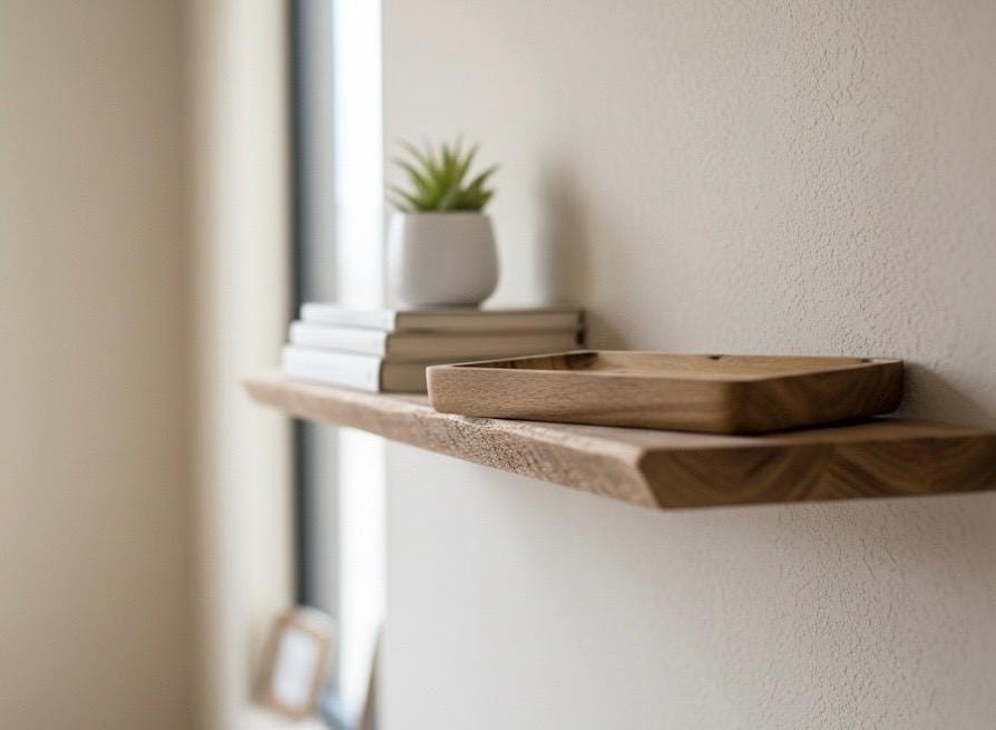 Whale Fin Teak Tray: Beautifully Engraved Wood Dish