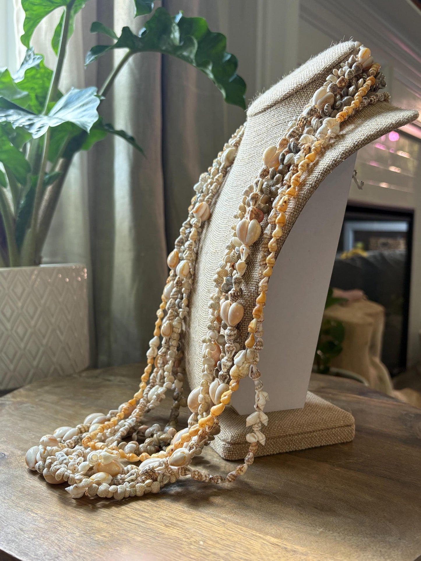 Seashell Lei Set: Pacific Ocean Authentic Celebration Necklace