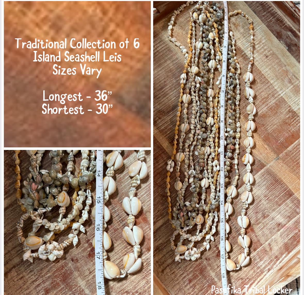 Seashell Lei Set: Pacific Ocean Authentic Celebration Necklace