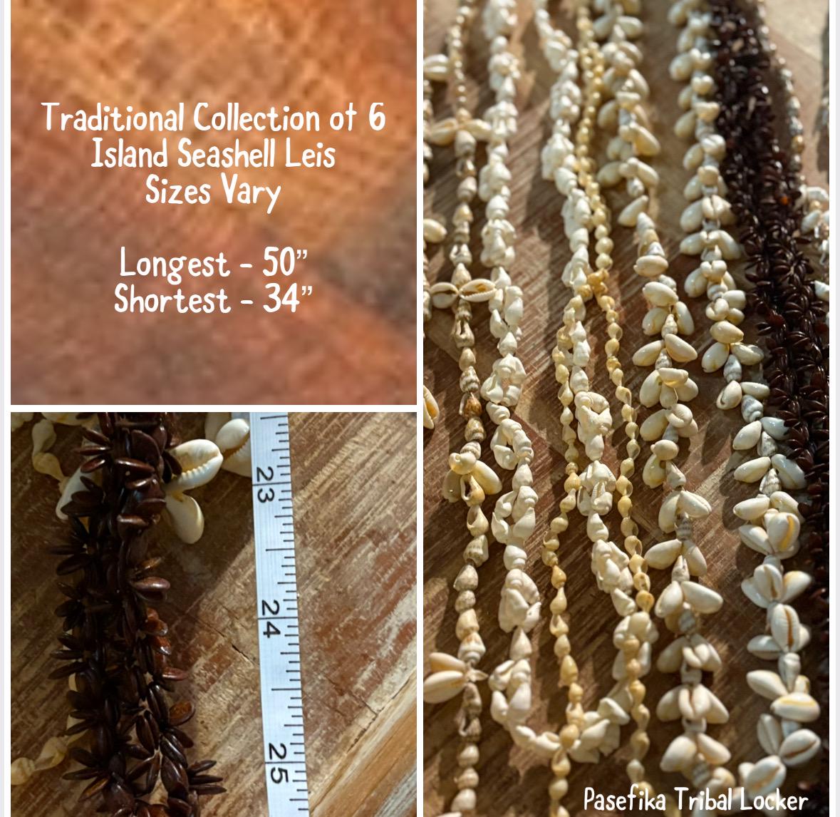 Seashell Lei Collection: Authentic Polynesian & Micronesian Celebration Necklaces