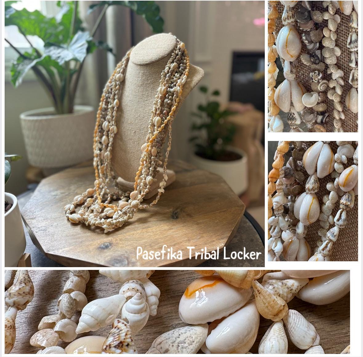 Seashell Lei Set: Pacific Ocean Authentic Celebration Necklace