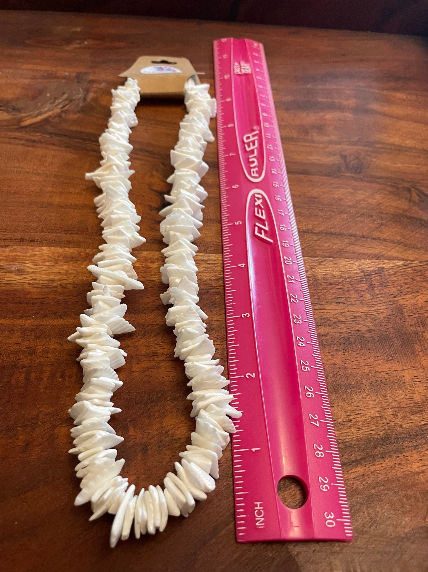 Classic White Authentic Puka Shell Necklace - Retro 1990’s Style