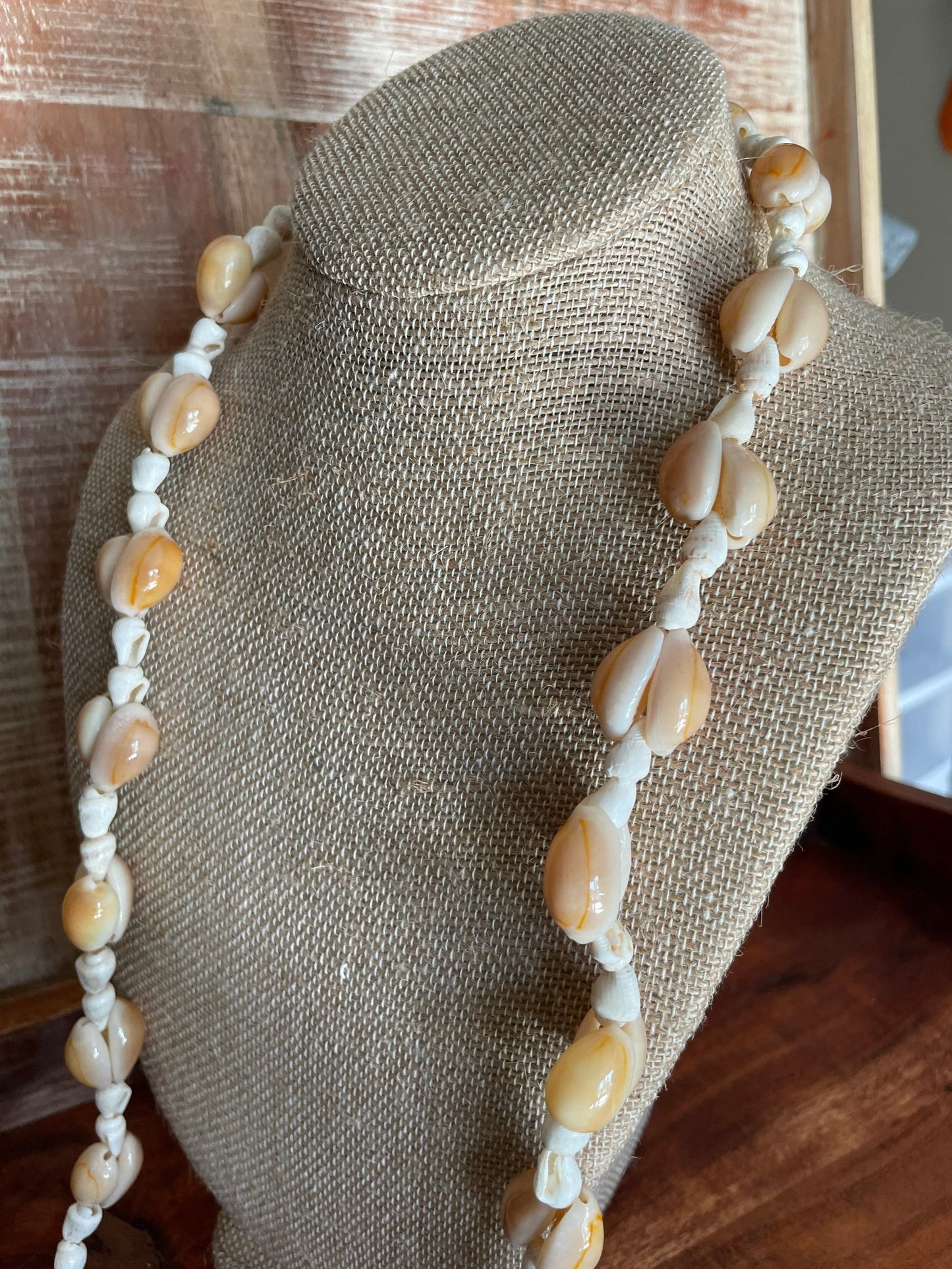 Cowrie & NASA Shell Necklace Leis Set – Traditional Hawaiian Jewelry