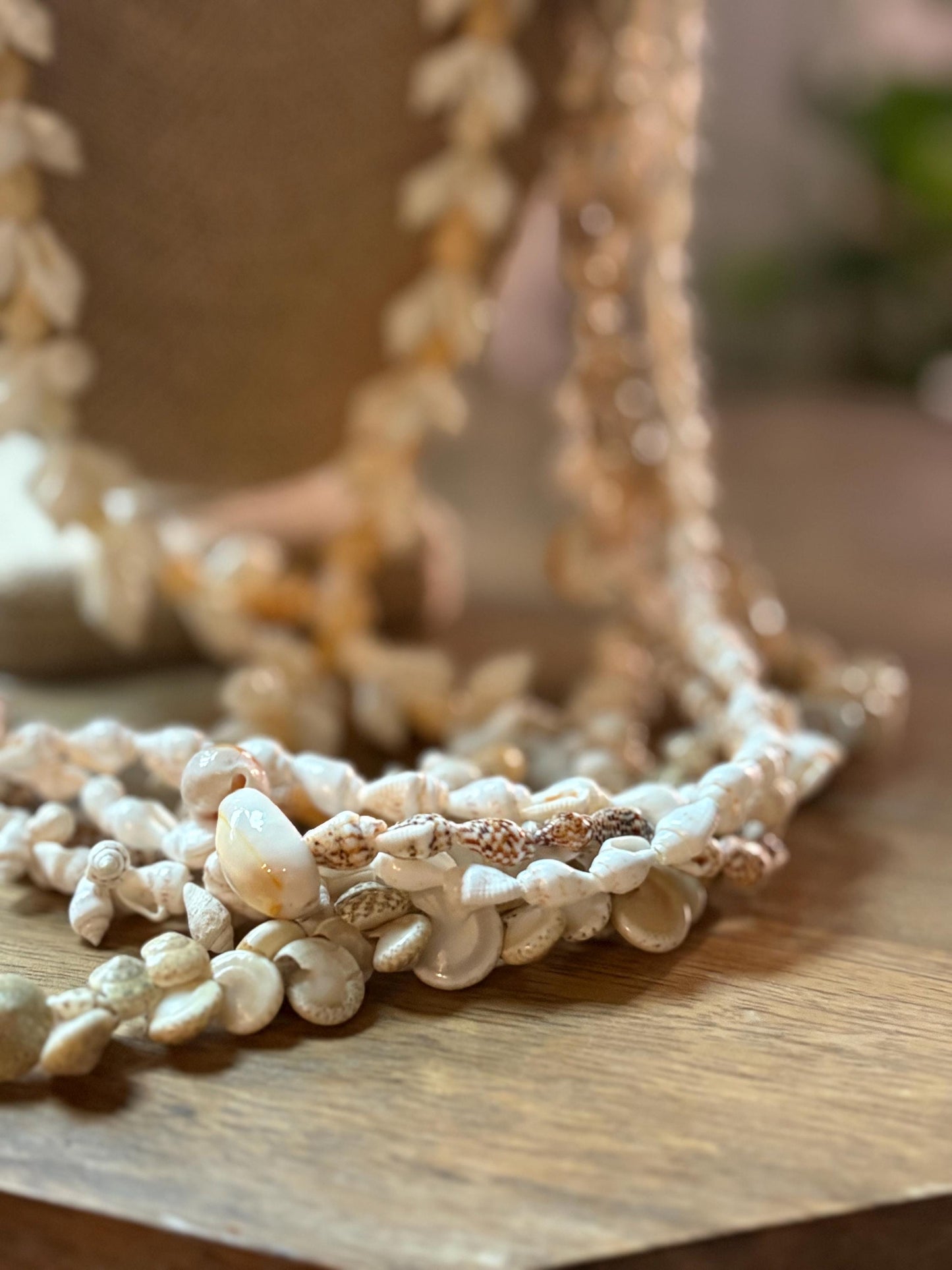 Pacific Seashell Lei Set: Authentic Celebration Leis