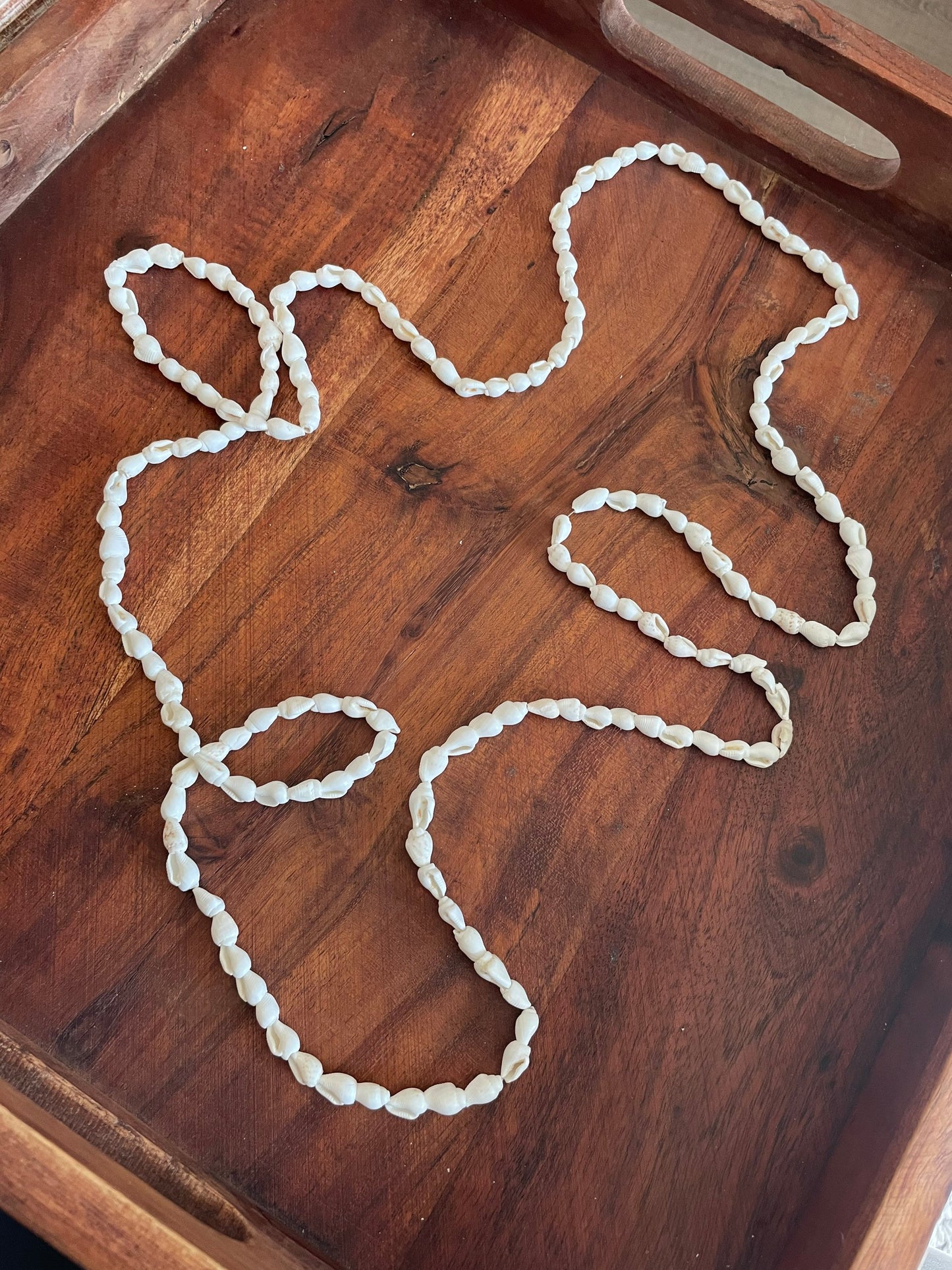 Cowrie & NASA Shell Necklace Leis Set – Traditional Hawaiian Jewelry