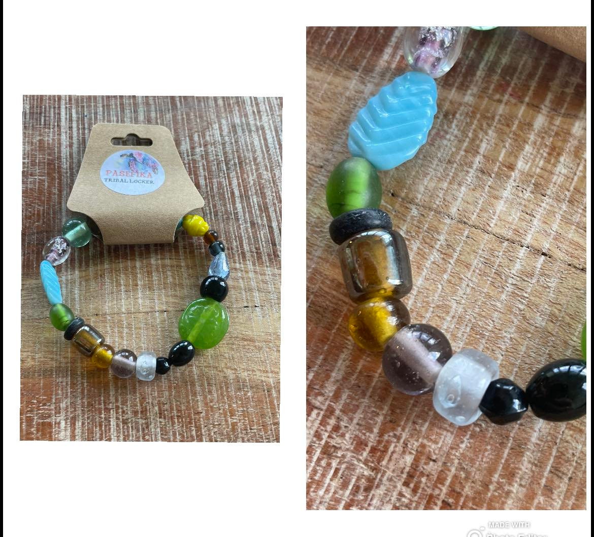Beachy Seed Bead Bracelet Lot – Handmade Boho Jewelry