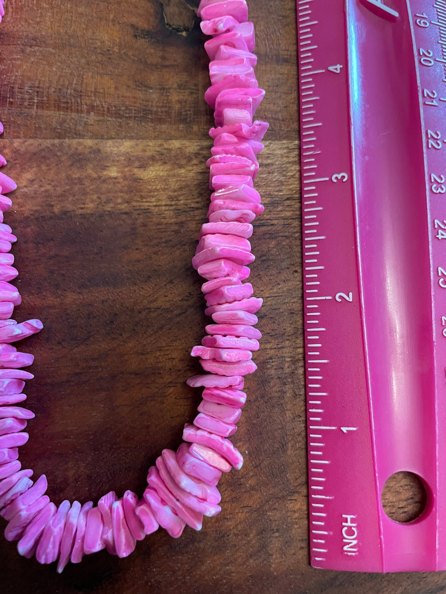 Pretty Pink Puka Shell Necklace- Authentically Handcrafted Classic Style Shell Choker