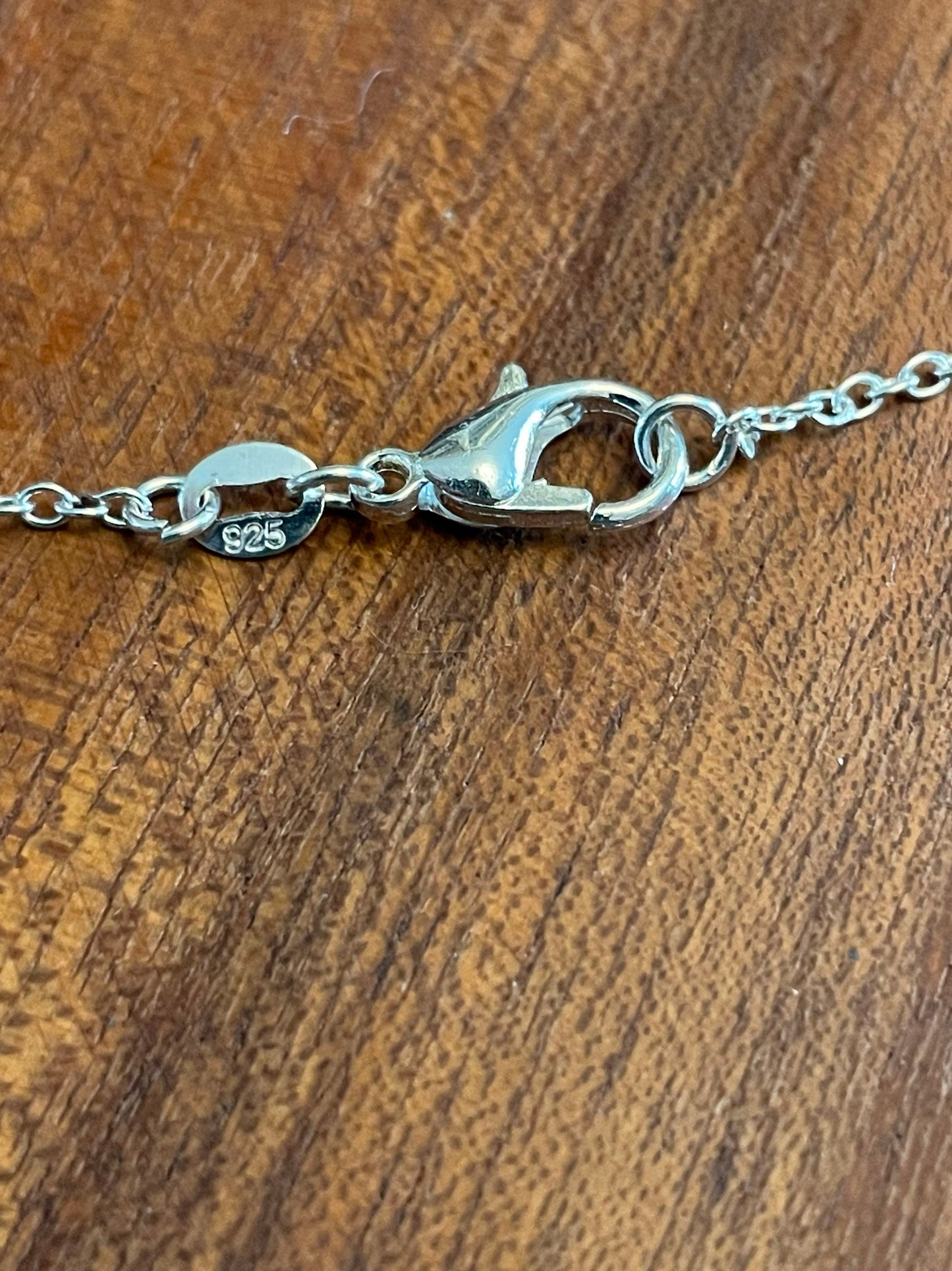 Natural Shiva Eye - Real Authentic Fossilized Seashell Pendant on .925 Silver Plated Chain