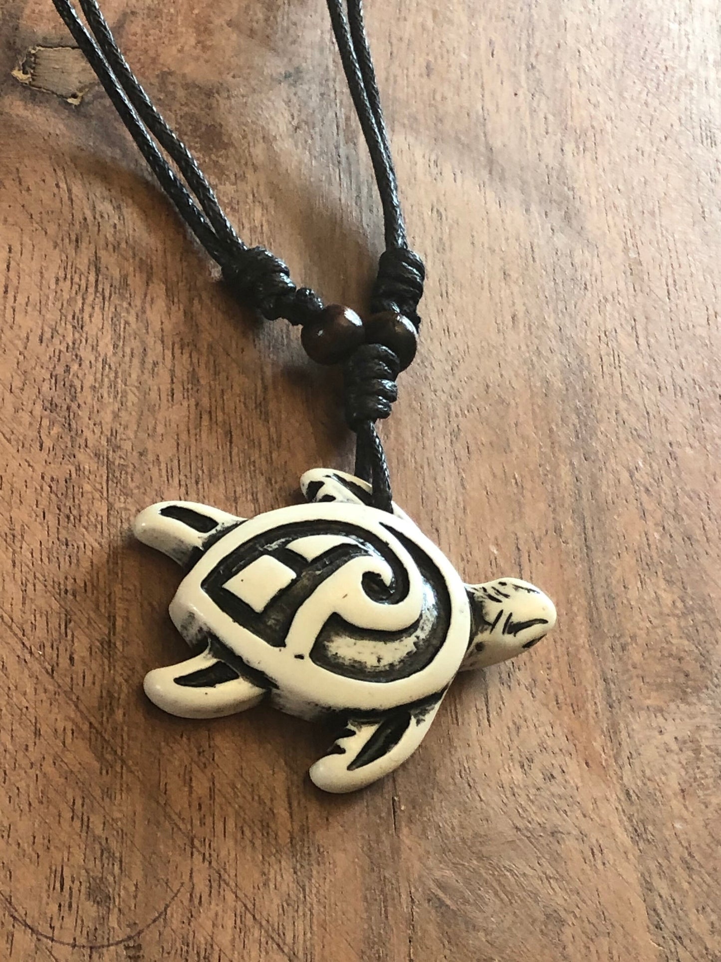 Polynesian Maori New Zealand Style Honu or Sea Turtle Adjustable Necklace