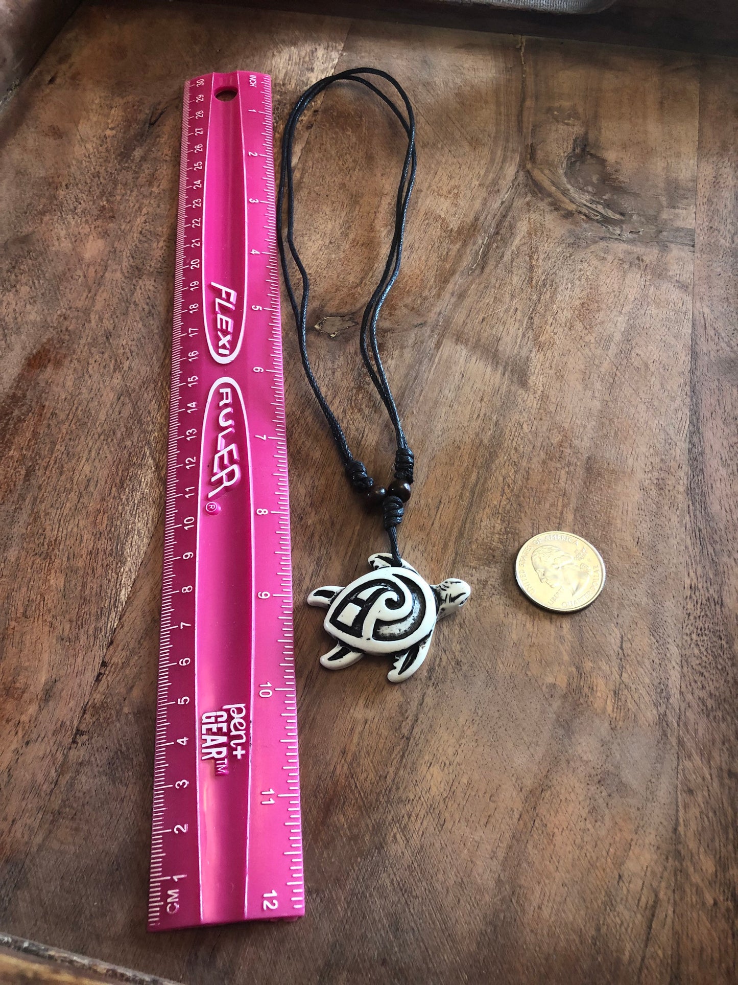 Polynesian Maori New Zealand Style Honu or Sea Turtle Adjustable Necklace