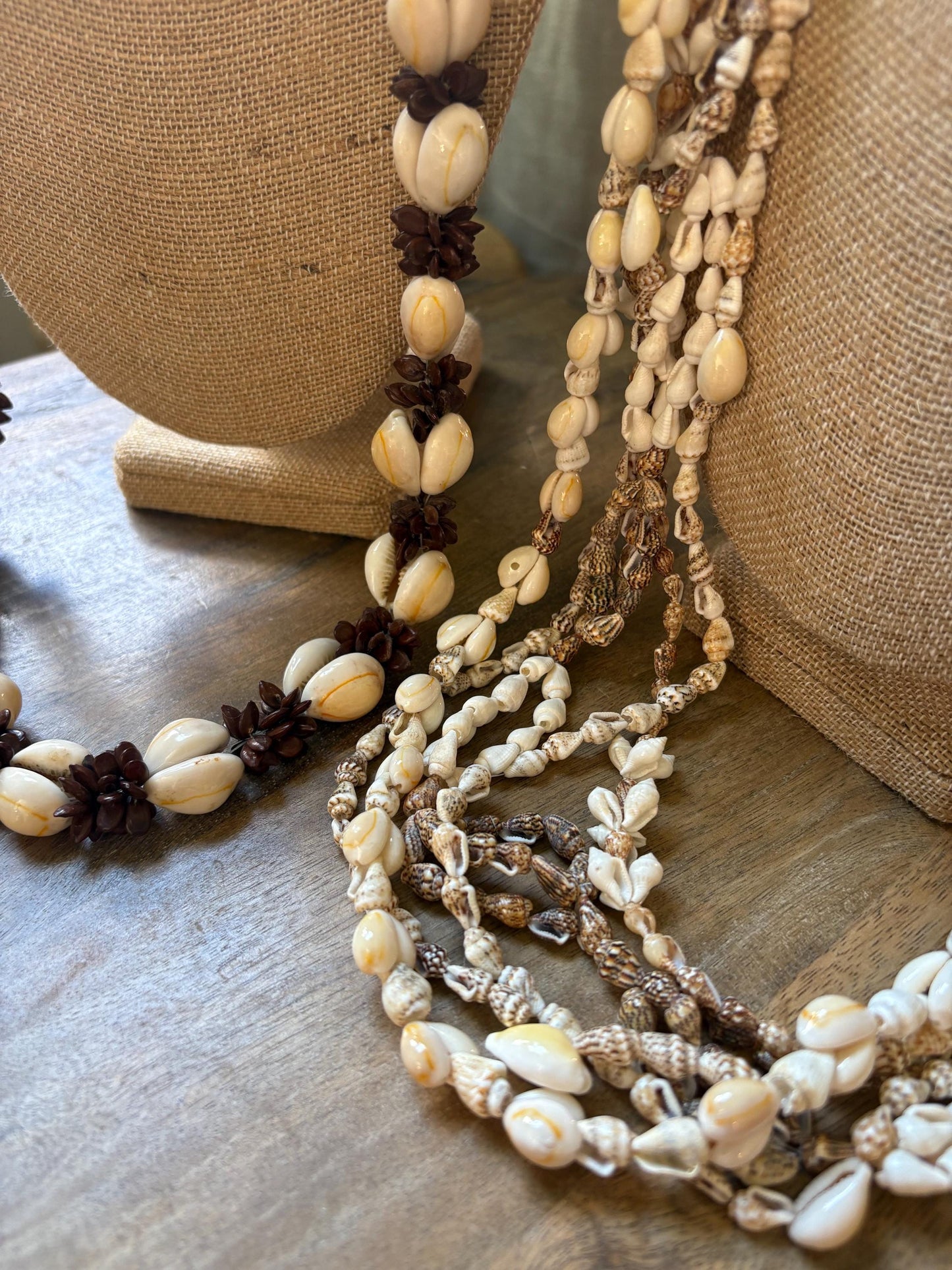 Seashell & Seed Lei Set – Pacific Island Celebration Leis