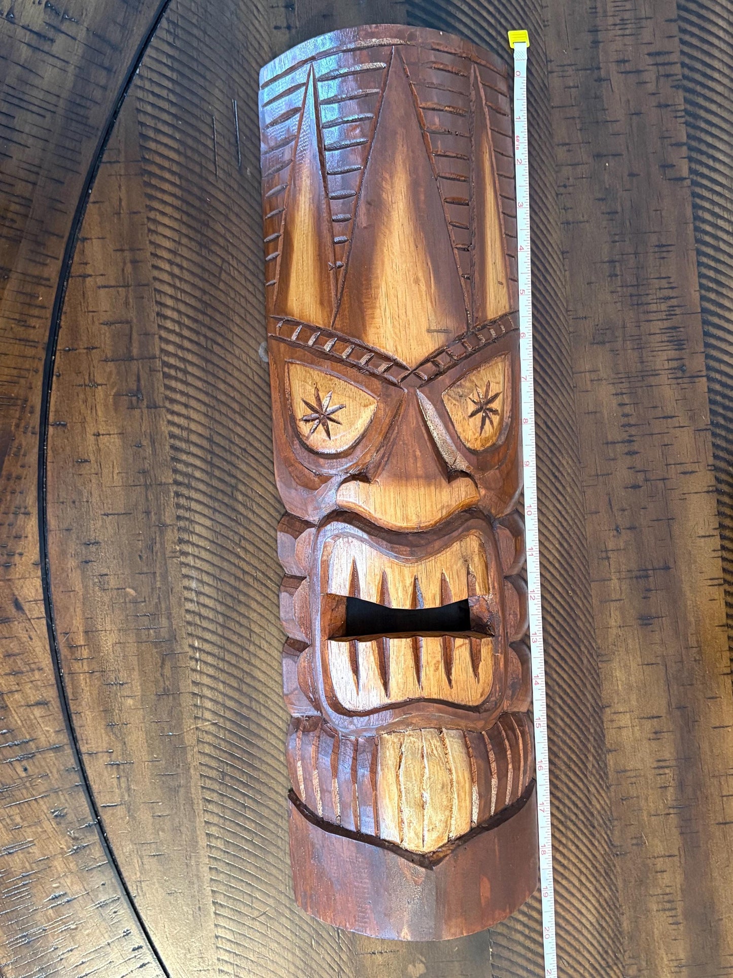 Hawaiian Tiki - Lightweight Teakwood Handcarved Display