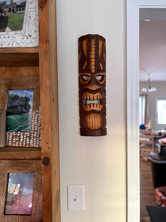 Hawaiian Tiki - Lightweight Teakwood Handcarved Display