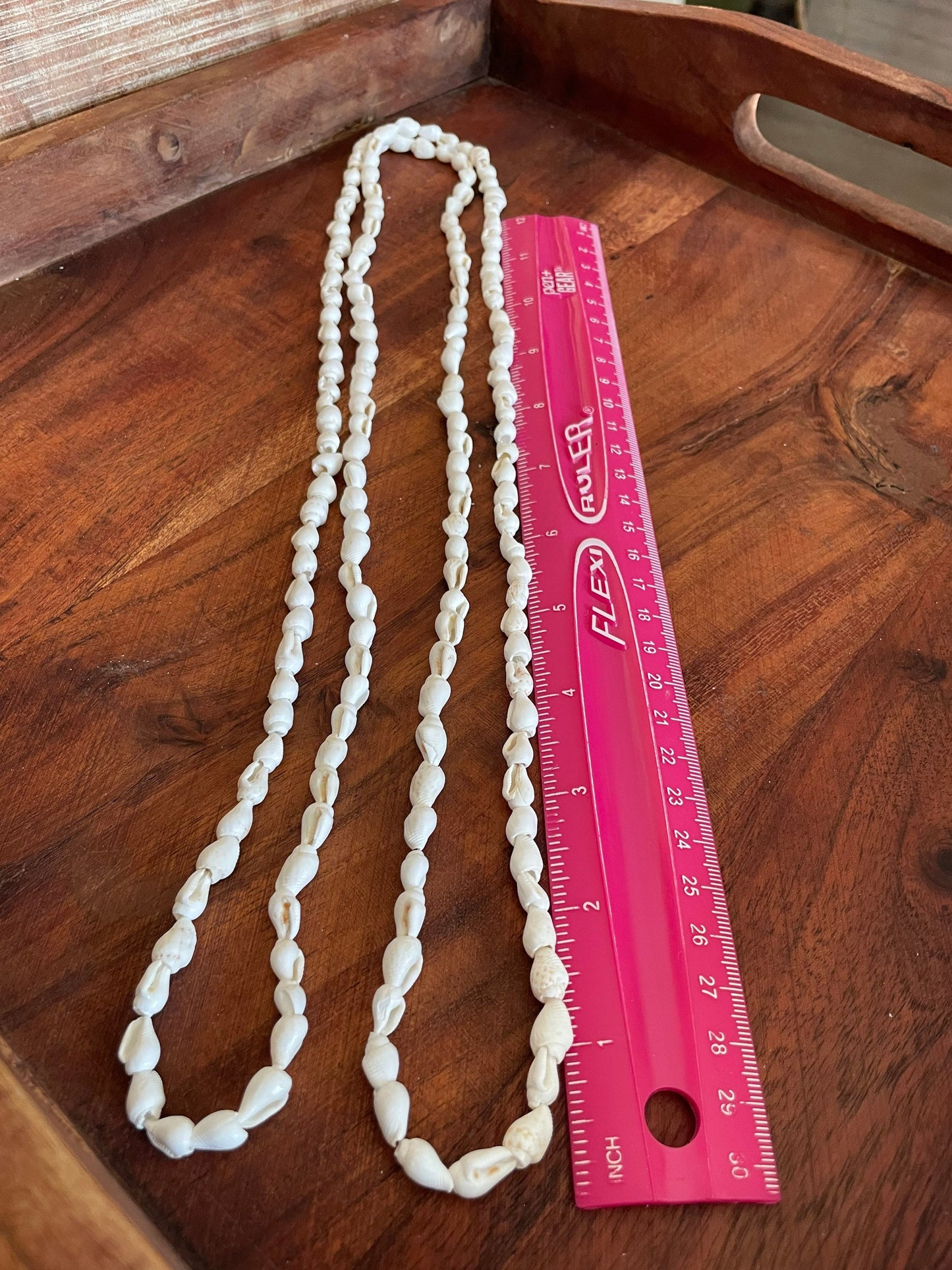 Cowrie & NASA Shell Necklace Leis Set – Traditional Hawaiian Jewelry