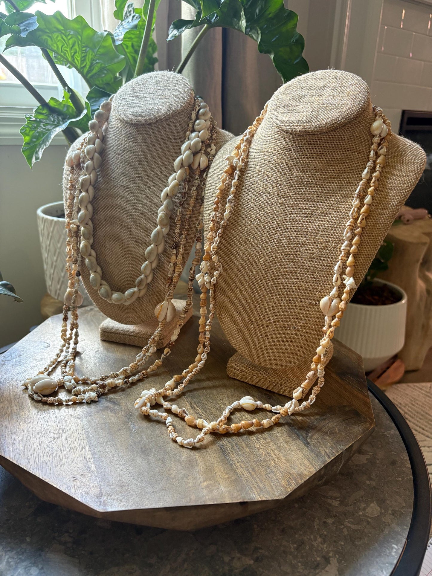 Seashell Lei Set: Authentic Pacific Ocean Shells, Polynesian Celebration Leis