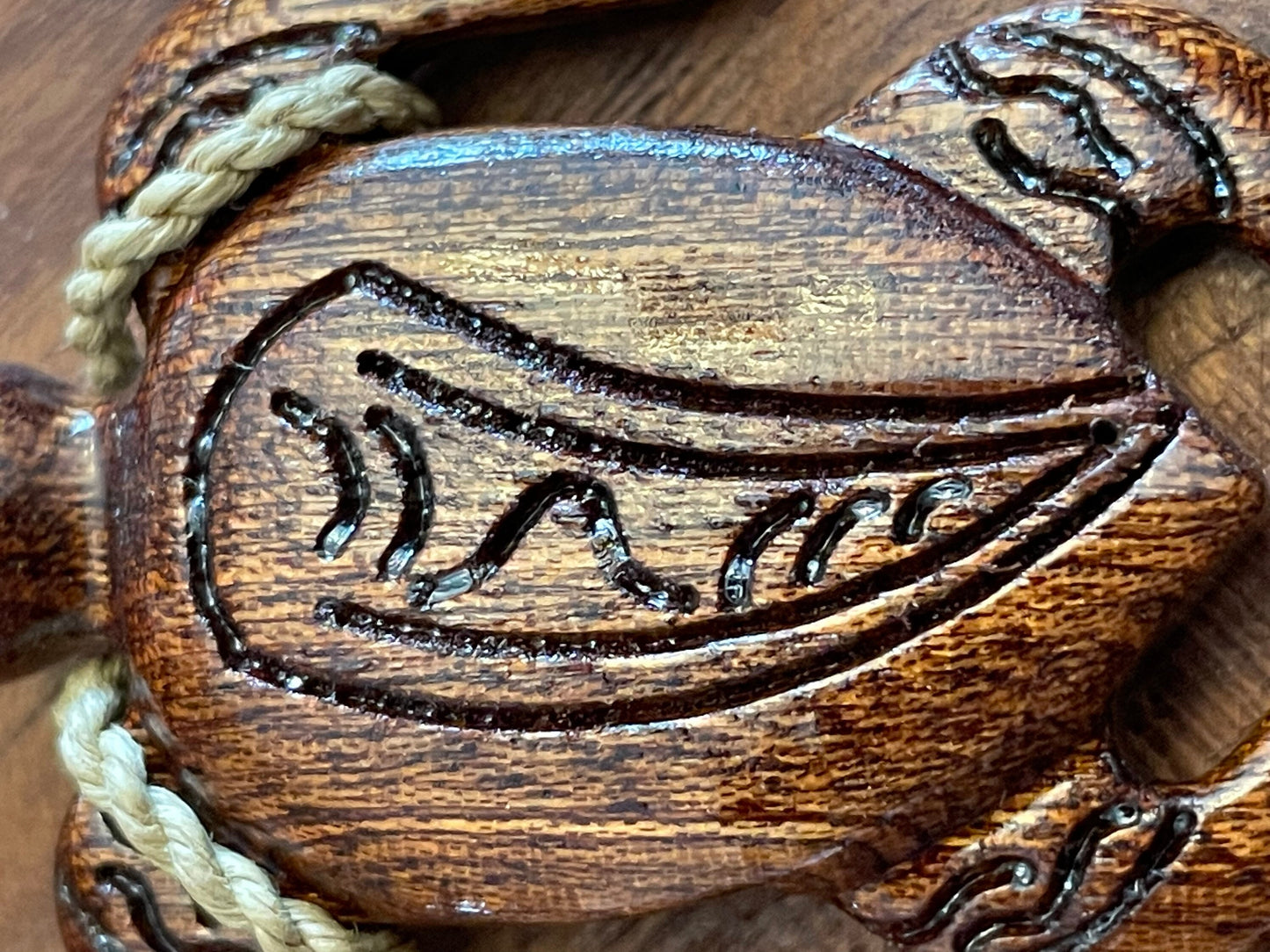 Handcarved Koa Wood Sea Turtle Necklace – Polynesian Honu Jewelry