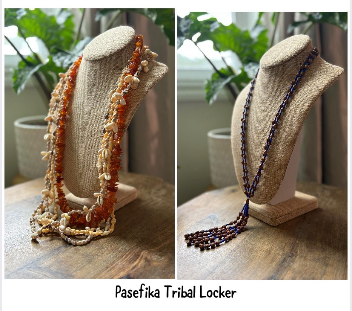 Polynesian Set of Seashell, Rock & Seed Leis - Graduation, Celebration, Wedding, Birthday, Performance Leis