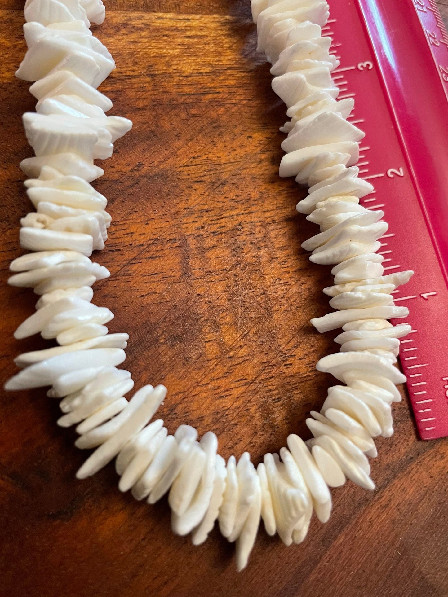 White Puka Shell Necklace - Classic Beach Jewelry (21")