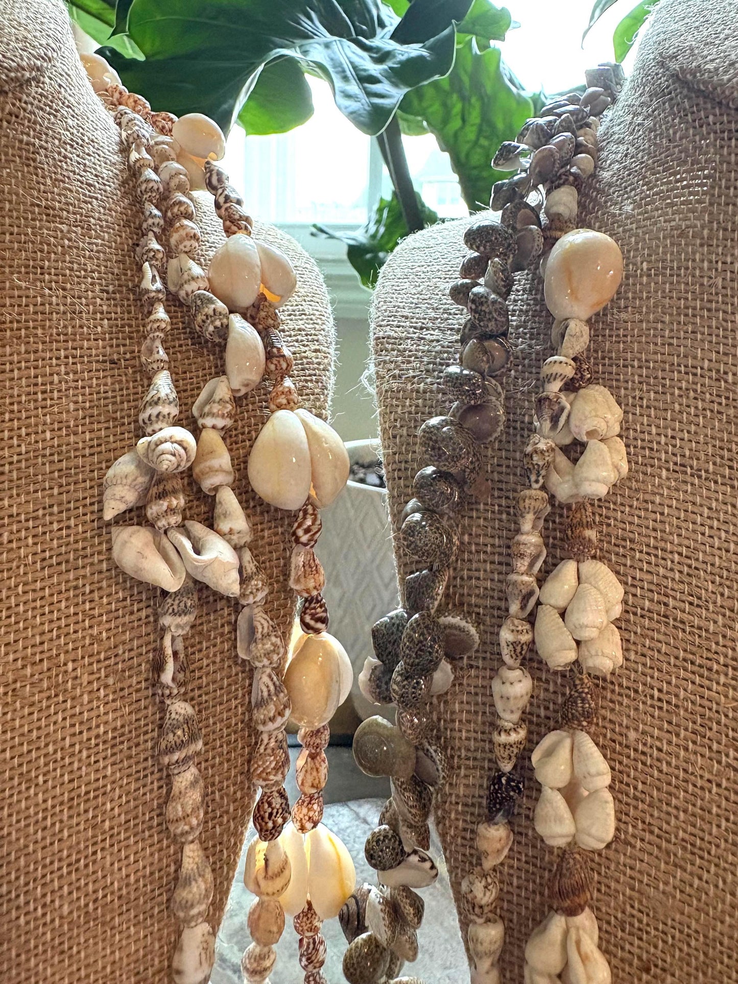 Authentic Seashell Lei Set: Pacific Island Celebration Leis