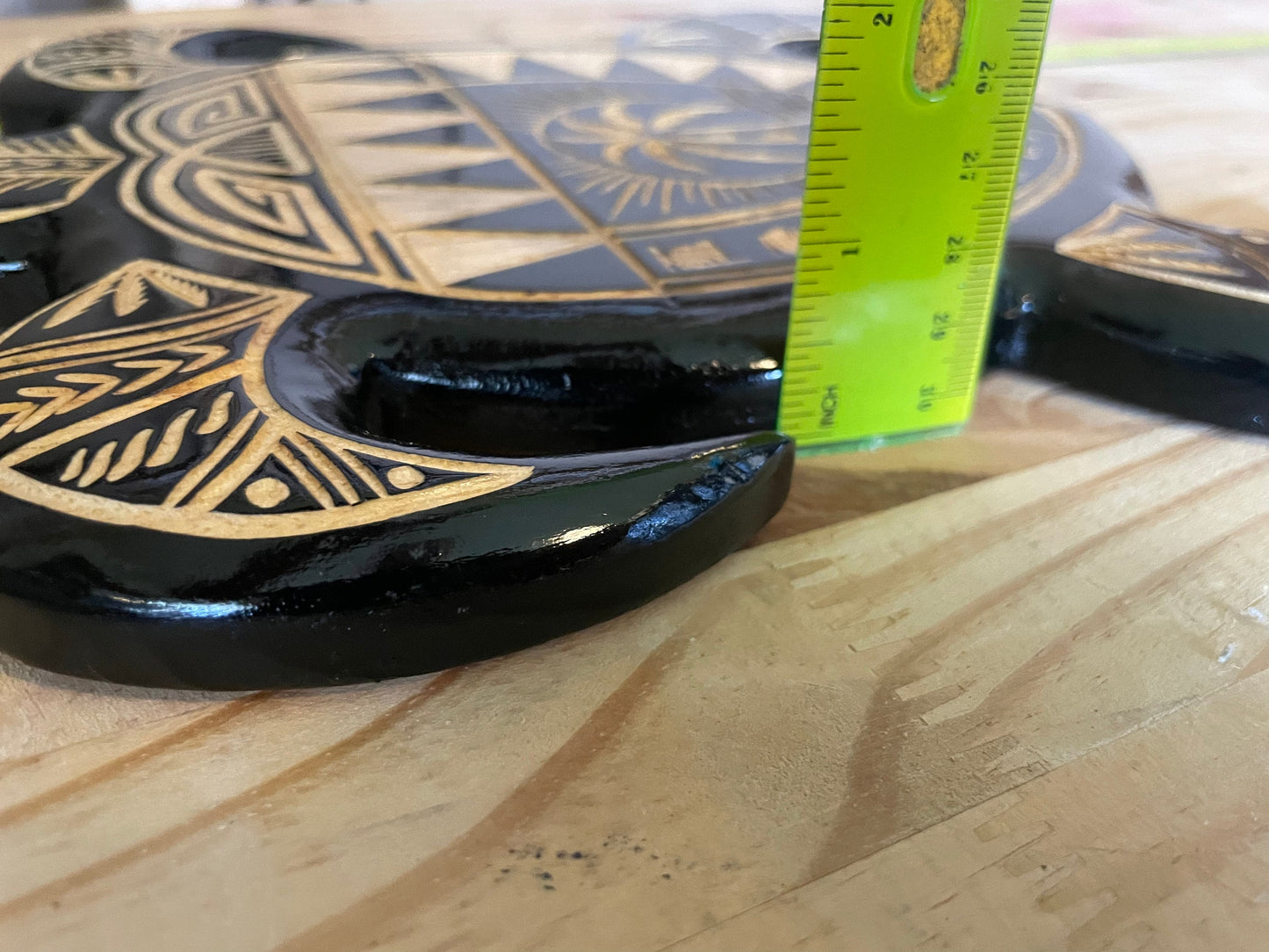 Hand Carved Sea Turtle Plaque – Polynesian Hawaiian Decor