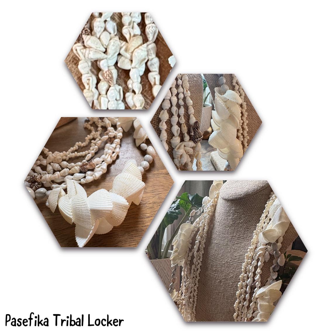 Seashell Lei Set: Pacific Ocean Shells for Celebration, Graduation, Wedding