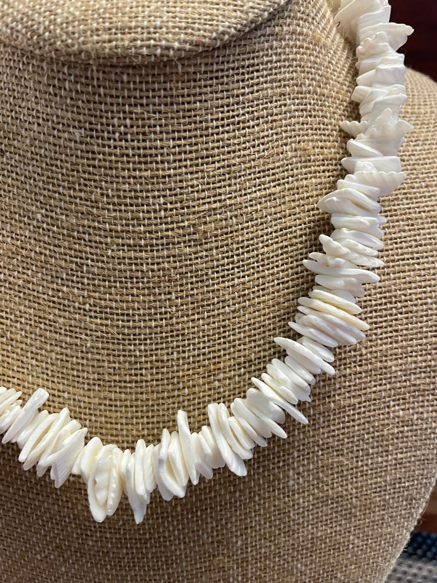The Original White Chipped Puka Shell Necklace - Popular Preppy Boho Style