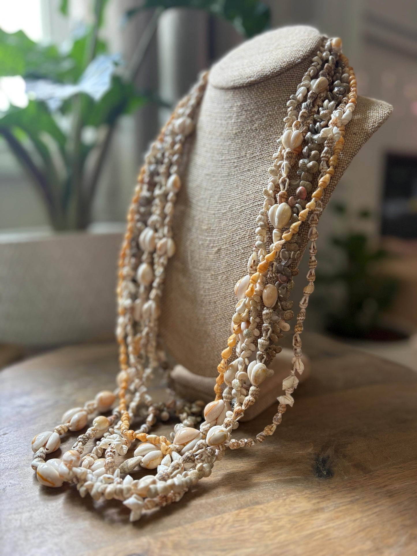 Seashell Lei Set: Pacific Ocean Authentic Celebration Necklace