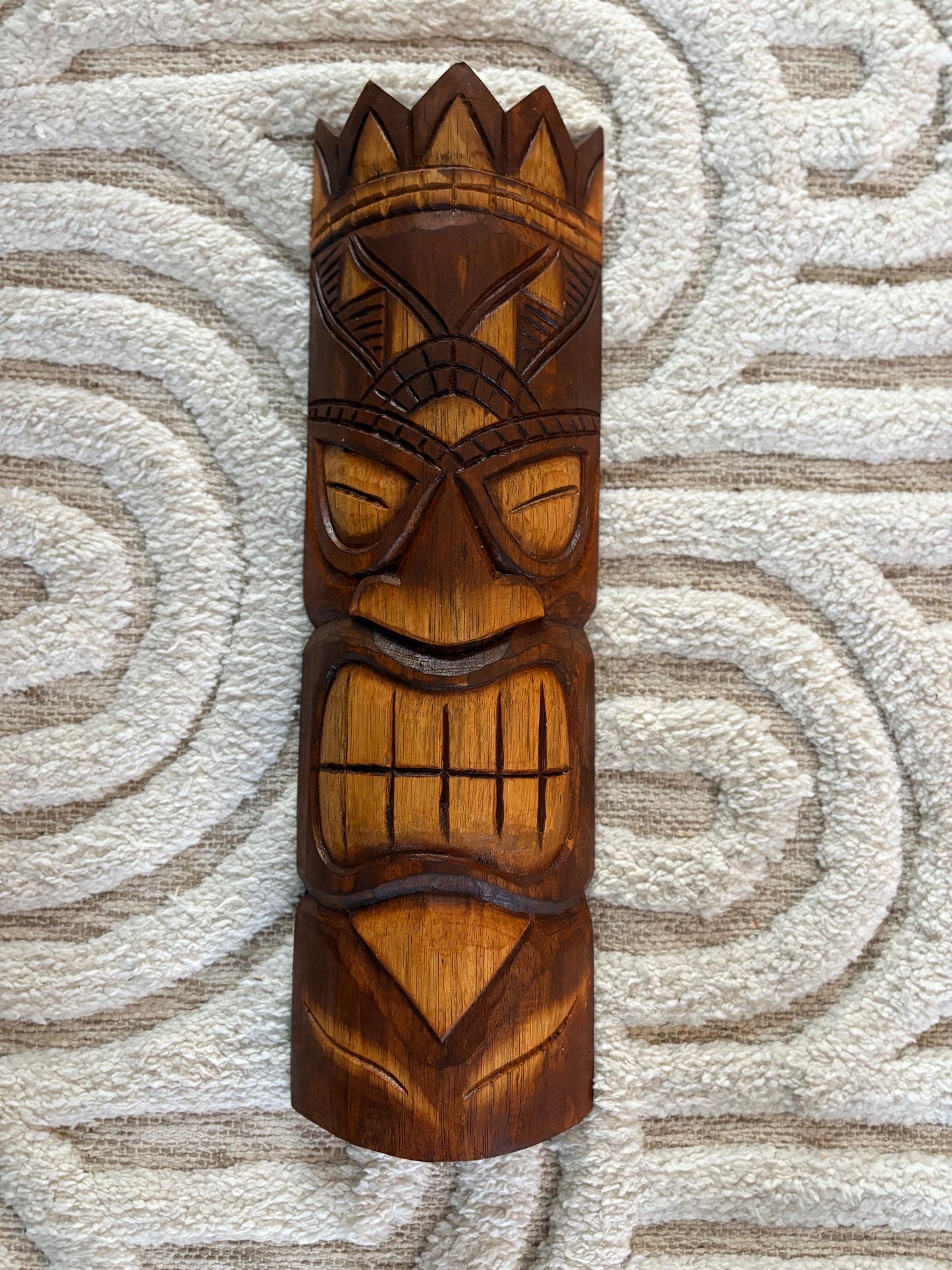 Hawaiian Tiki - Lightweight Teakwood Handcarved Display